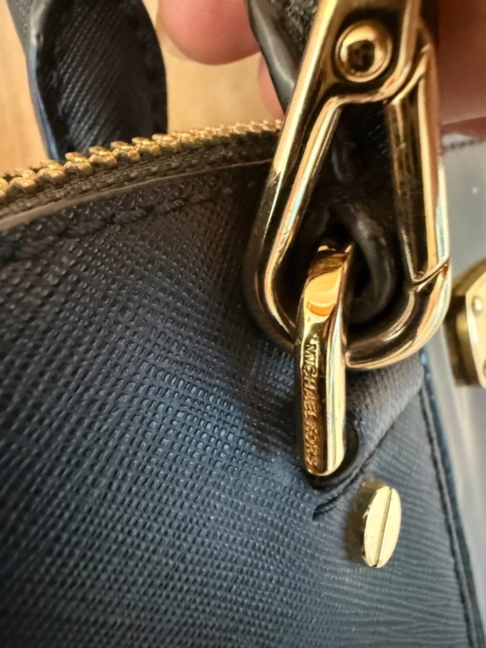 Michael Kors Cindy Large Dome Satchel - Saffiano & Patent